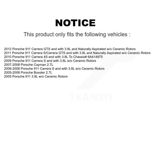 [Front] Brake Pads Wear Sensor SEN-2BWS0180 For Porsche 911 Boxster Cayman - Image 2
