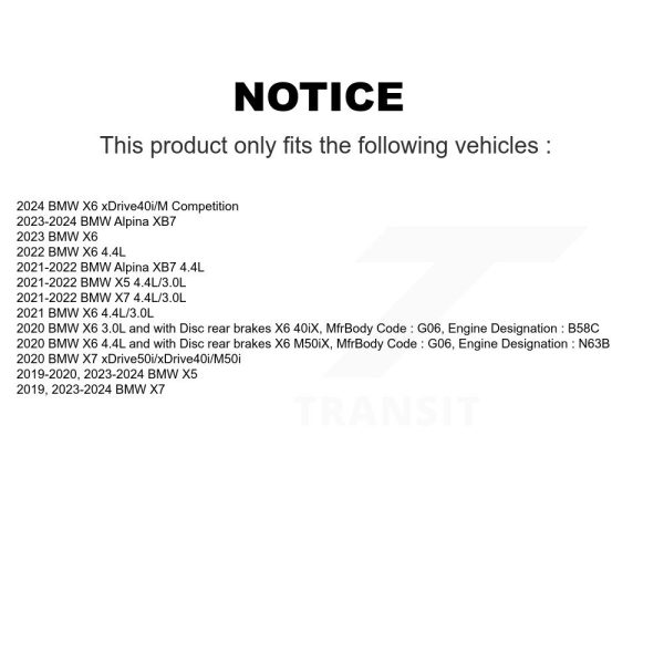 [Rear] Brake Pads Wear Sensor SEN-2BWS0454 For BMW X5 X7 X6 Alpina XB7 - Image 2
