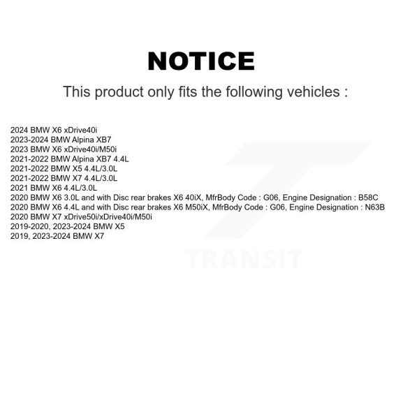 [Front] Brake Pads Wear Sensor SEN-2BWS0455 For BMW X5 X7 X6 Alpina XB7 - Image 2