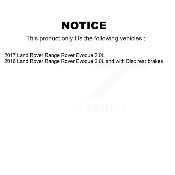 [Rear] Brake Pads Wear Sensor SEN-2BWS0477 For Land Rover Range Evoque - Image 2