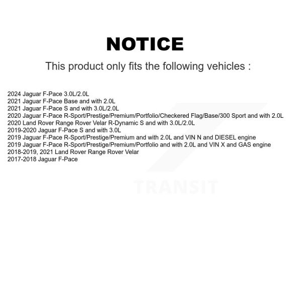 Brake Pads Wear Sensor SEN-2BWS0488 For Jaguar F-Pace Land Rover Range Velar - Image 2