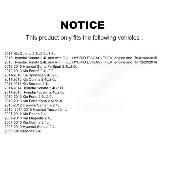 Engine Crankshaft Position Sensor SEN-2CRK0146 For Hyundai Kia Sonata Tucson - Image 2