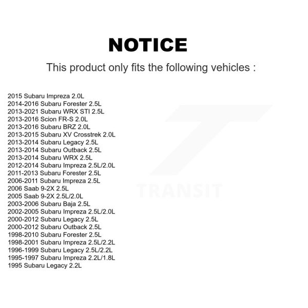 Engine Crankshaft Position Sensor SEN-2CRK0320 For Subaru Forester Impreza XV - Image 2