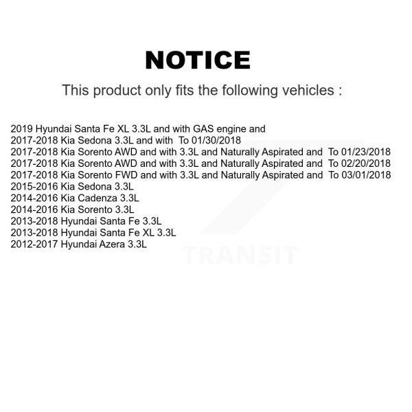 Engine Crankshaft Position Sensor SEN-2CRK0356 For Kia Sorento Hyundai Santa - Image 2