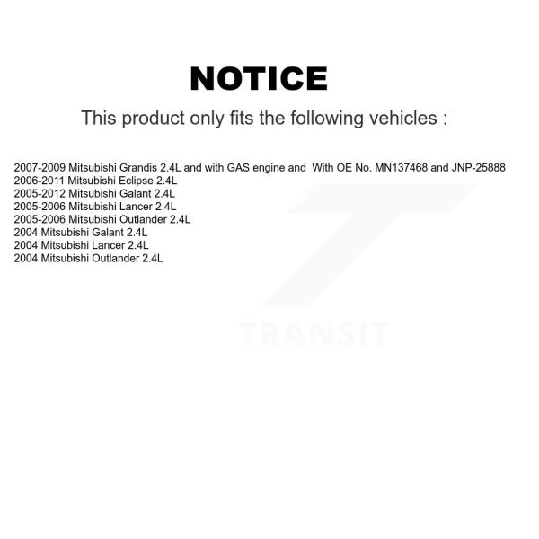 Ignition Knock (Detonation) Sensor SEN-2KNC0071 For Mitsubishi Eclipse Lancer - Image 2