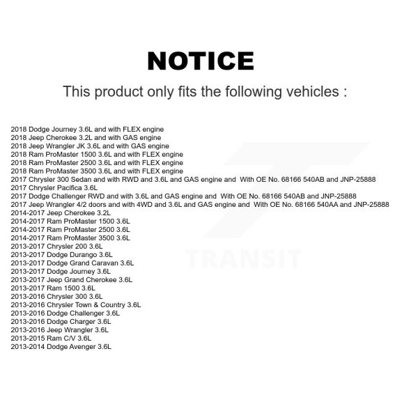 Ignition Knock (Detonation) Sensor SEN-2KNC0203 For Dodge Ram 1500 Grand Jeep - Image 2