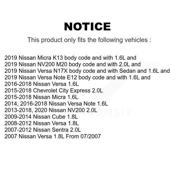 Engine Variable Valve Timing (VVT) Solenoid SEN-2VTS0065 For Nissan Versa - Image 2