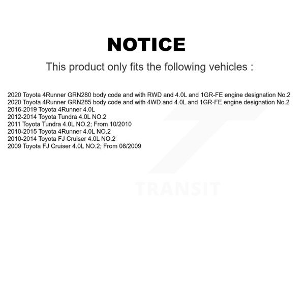 Engine Variable Valve Timing (VVT) Solenoid SEN-2VTS0104 For Toyota 4Runner - Image 2