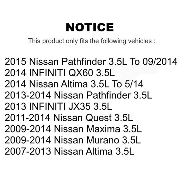 [Right] Engine Variable Valve Timing (VVT) Solenoid SEN-2VTS0168 For Nissan JX35 - Image 2