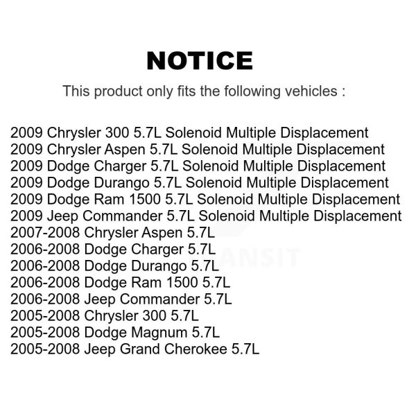 Engine Variable Valve Timing (VVT) Solenoid SEN-2VTS0377 For Dodge Ram 1500 - Image 2