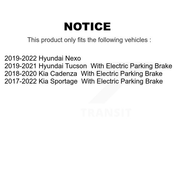 [Rear] Semi-Metallic Disc Brake Pads SIM-2098 For Kia Sportage Hyundai Tucson - Image 2