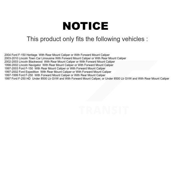 [Rear] Disc Brake Caliper SLC-184678 For Ford F-150 Lincoln Town Car F-250 HD - Image 2