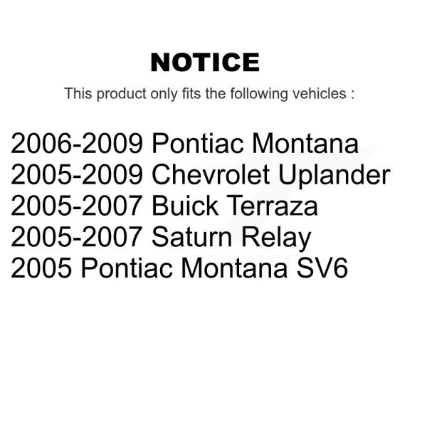[Rear Left] Brake Caliper SLC-18B4944 For Pontiac Montana Chevrolet Uplander - Image 2