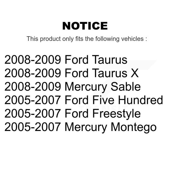 [Rear Right] Brake Caliper SLC-18B4947 For Ford Freestyle Five Hundred Taurus X - Image 2