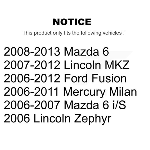 [Front Right] Disc Brake Caliper SLC-18B5001 For Ford Fusion Mazda 6 Lincoln MKZ - Image 2