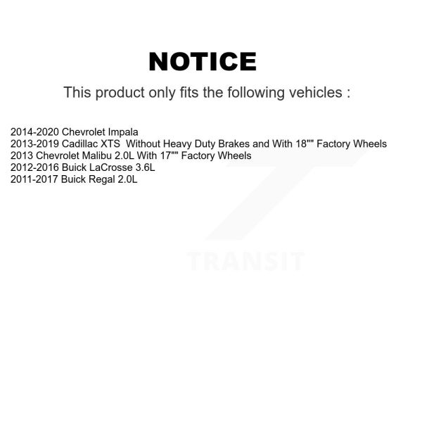 [Rear Right] Brake Caliper SLC-18B5400A For Chevrolet Impala Buick Regal Malibu - Image 2
