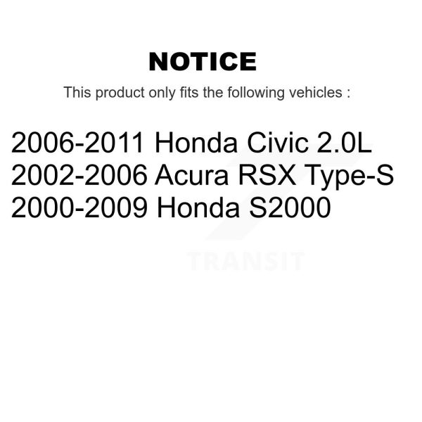 [Front] Disc Brake Caliper SLC-19B2809 For Honda Civic Acura RSX S2000 - Image 2