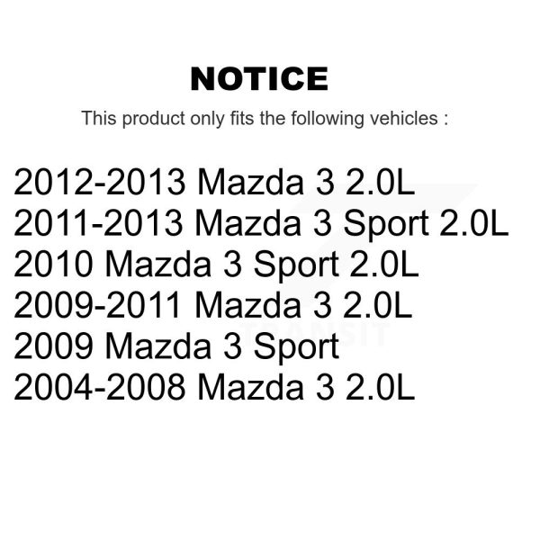 [Rear Left] Disc Brake Caliper SLC-19B2954 For Mazda 3 Sport - Image 2
