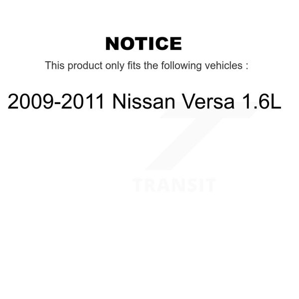 [Front Left] Disc Brake Caliper SLC-19B3430 For 2009-2011 Nissan Versa 1.6L - Image 2