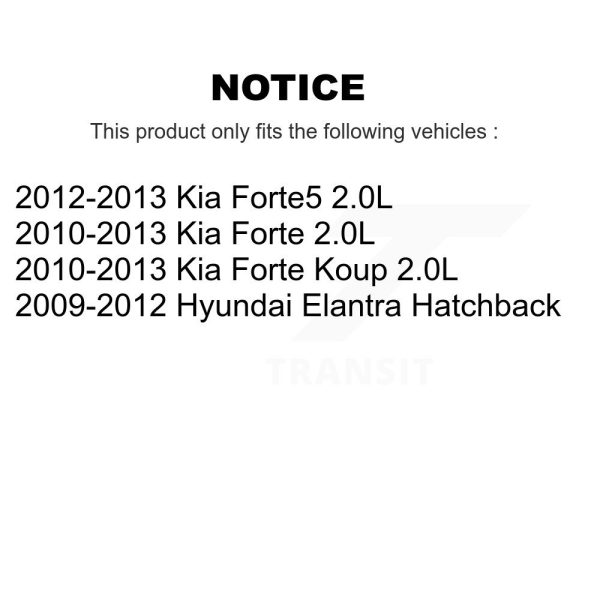 [Front Right] Disc Brake Caliper SLC-19B6268 For Hyundai Elantra Kia Forte Koup - Image 2