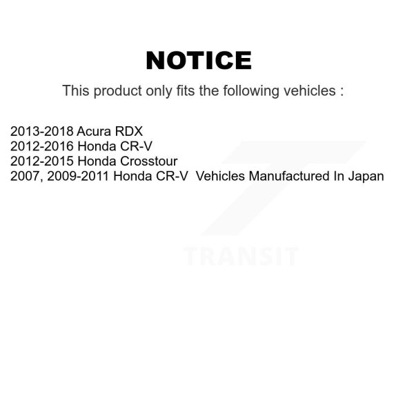 [Rear Left] Disc Brake Caliper SLC-19B6886 For Honda CR-V Acura RDX Crosstour - Image 2