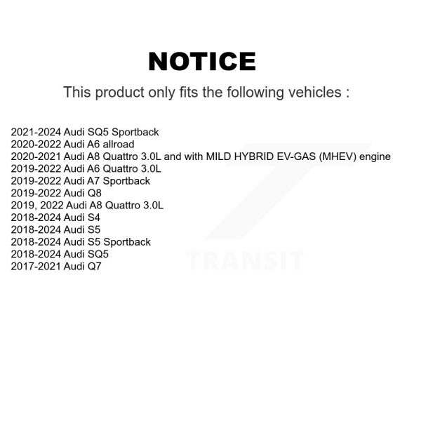 [Front] Ceramic Disc Brake Pads TEC-1894 For Audi Q7 SQ5 S5 Q8 Sportback S4 A6 - Image 2