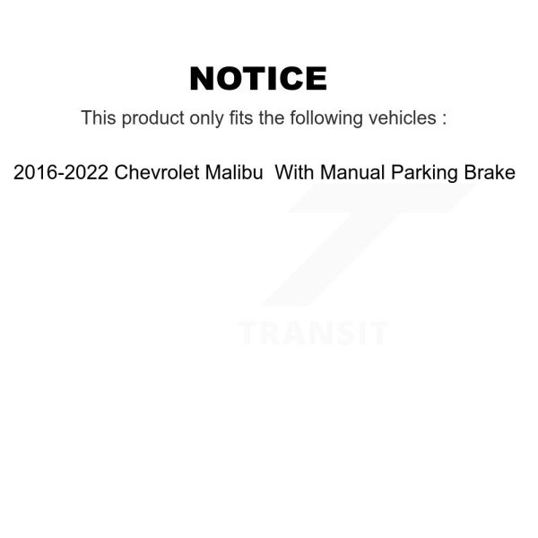[Rear] Ceramic Disc Brake Pads TEC-1921 For Chevrolet Malibu - Image 2