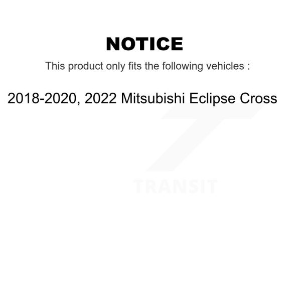 [Front] Ceramic Disc Brake Pads TEC-2178 For Mitsubishi Eclipse Cross - Image 2