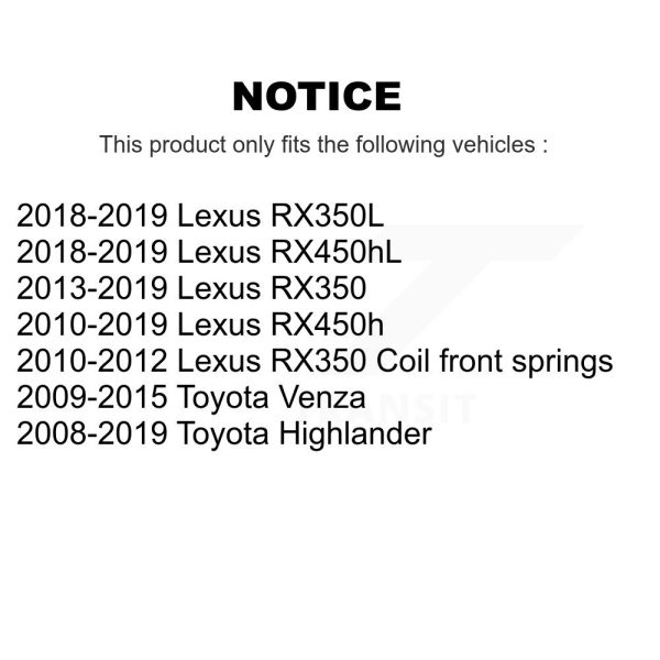 [Front Left Lower] Suspension Control Arm Ball Joint Assembly TOR-CK622945 For - Image 2