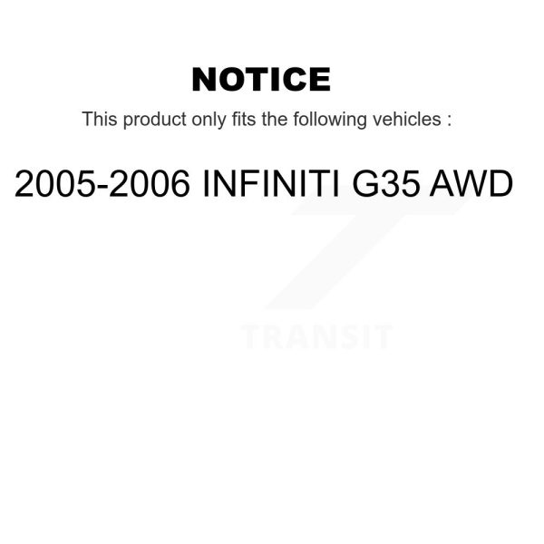 [Front Left Lower Forward] Suspension Control Arm TOR-CK642550 For INFINITI G35 - Image 2