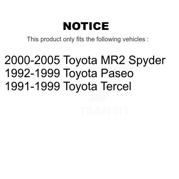 [Front Outer] Steering Tie Rod End TOR-ES3353RL For Toyota Tercel MR2 Spyder - Image 2