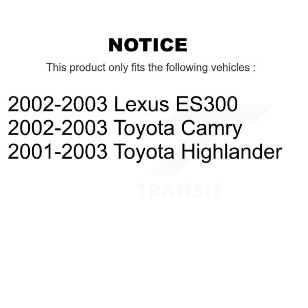 [Front Right Outer] Steering Tie Rod End TOR-ES3600 For Toyota Camry Highlander - Image 2