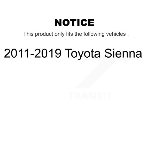 [Front Right Outer] Steering Tie Rod End TOR-ES800997 For 11-19 Toyota Sienna - Image 2