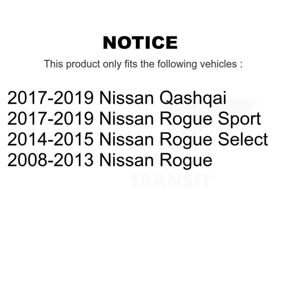 [Rear To Frame] Suspension Stabilizer Bar Bushing Kit TOR-K201418 For Nissan - Image 2