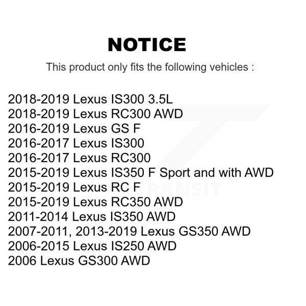 [Front Lower] Suspension Ball Joint TOR-K500126 For Lexus IS250 IS300 IS350 RC F - Image 2