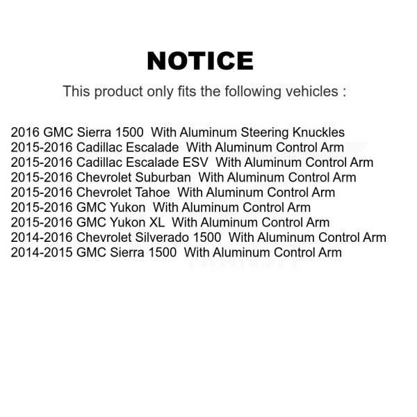 [Front Lower] Suspension Ball Joint TOR-K500245 For GMC Sierra 1500 Chevrolet XL - Image 2