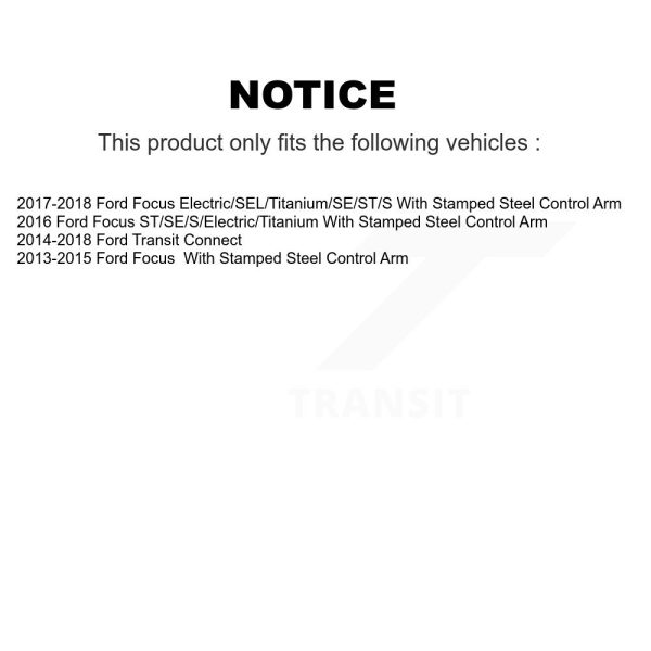 [Front Right Lower] Suspension Ball Joint TOR-K500389 For Ford Focus Transit - Image 2