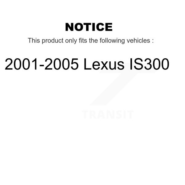 [Front] Suspension Stabilizer Bar Link Kit TOR-K750062 For 2001-2005 Lexus IS300 - Image 2