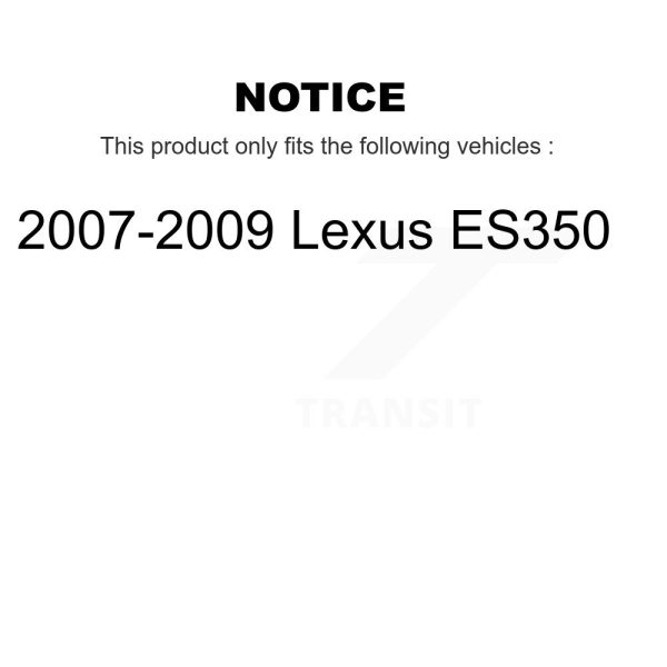 [Front] Suspension Stabilizer Bar Link Kit TOR-K750170 For 2007-2009 Lexus ES350 - Image 2
