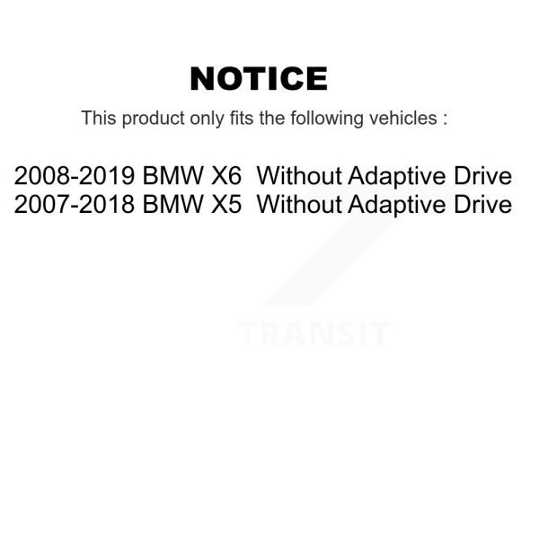 [Front Right] Suspension Stabilizer Bar Link Kit TOR-K750218 For BMW X5 X6 - Image 2