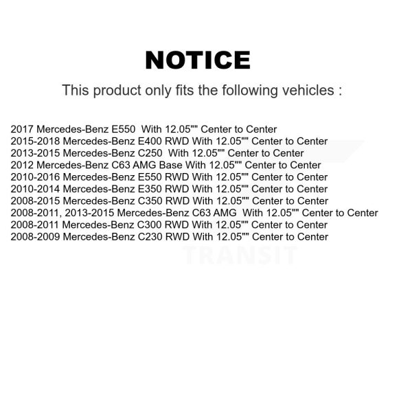 [Front Right] Suspension Stabilizer Bar Link Kit TOR-K750338 For Mercedes-Benz - Image 2