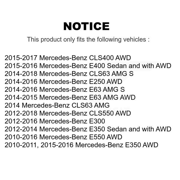 [Front Right] Suspension Stabilizer Bar Link Kit TOR-K750413 For Mercedes-Benz S - Image 2