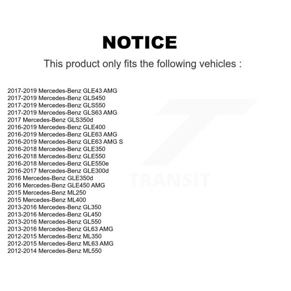 [Front Left] Suspension Stabilizer Bar Link Kit TOR-K750790 For Mercedes-Benz S - Image 2