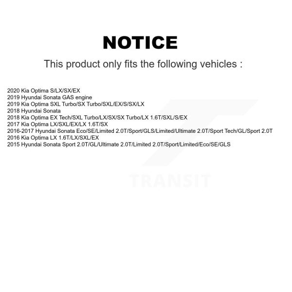 [Front Left] Suspension Stabilizer Bar Link Kit TOR-K750792 For Hyundai Sonata - Image 2