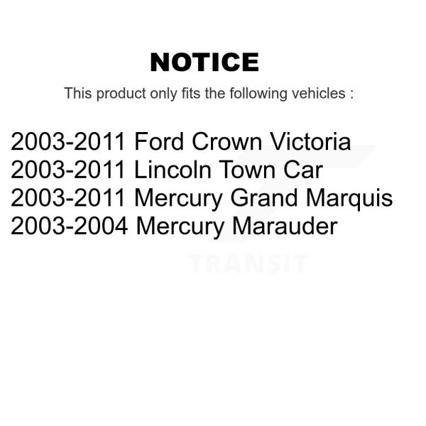 [Front] Suspension Stabilizer Bar Link Kit TOR-K80140 For Ford Crown Victoria - Image 2