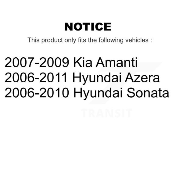 [Rear] Suspension Stabilizer Bar Link Kit TOR-K80620 For Hyundai Sonata Azera - Image 2